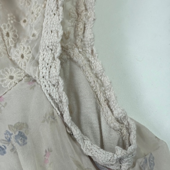 Elena Baldi Floral Lace Silk Blouse - Picture 5 of 10